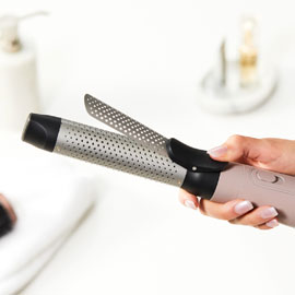 Curling iron that blows hot air best sale